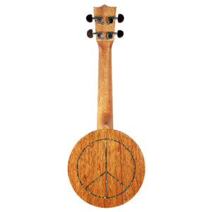 Deluxed Banjo Shape Mahogany Ukulele Notep Ukulele