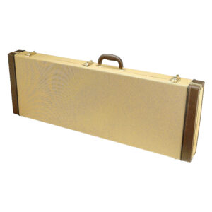 Rectangular Tweed Electric Guitar Hardshell Case EC-227