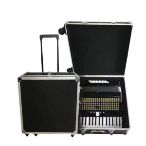 Accordion Case Lighter Aluminum Case with Spinner Luggage